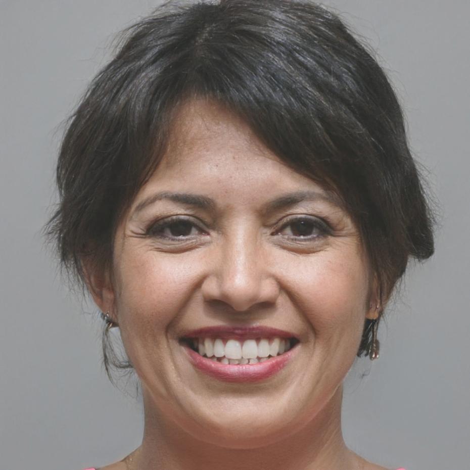 Instrutora Carla Mendes durante sessão de formação